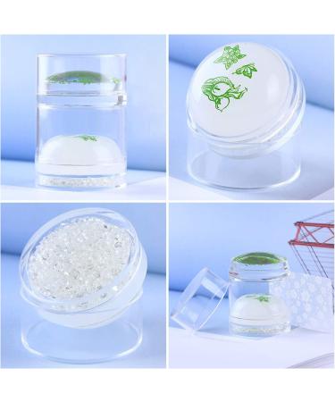 Jiulory Silicone Jelly Stamper Set for DIY Gel Nail Art - Dual-end Nail Stamping Kit with Scrapers - French Tip Manicure Tools - Buy Online on GoSupps.com