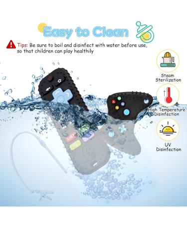 Shop BPA-Free Baby Biting Toys: Silicone Game Controller Teething Rings & Pacifier Chains | Safe for 3+ Months - Buy Online on GoSupps.com