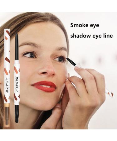 Waterproof Eyeliner Makeup Cream Gel Texture Pen with Brush - Quick Drying Makeup Supplies Eye Liner Eye Pencil Gift for Halloween Party Birthday Christmas Hersil Crow Black - Buy Online on GoSupps.com