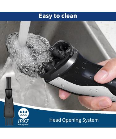 SweetLF Electric Shaver for Men Wet and Dry IPX7 Waterproof Electric Razor Cordless Rechargeable with Pop-up Trimmer Plus 3 Blades free 2 Years Warranty SWS7105 Black (Black) - Buy Online on GoSupps.com