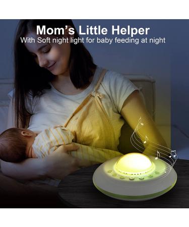 White Noise Machine for Baby Kids & Adults | 28 Soothing Sounds | Night Light Starry Ambient Light | Portable Sleep Sound Maker for Home Travel | Nursery Decor - Buy Online on GoSupps.com