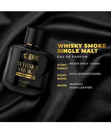 SINGLE MALT Whisky Smoke Perfume for men 100ml | INTENSE EAU DE PARFUM - Highly Concentrated | Spicy Woody - Oudh - Luxury Perfume | Christmas gift for men | Gift For Friends - Buy Online on GoSupps.com