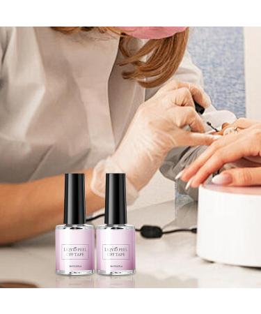 Peel-Off Base Coat | Peel-Off Base Coat for Gel | 15ml Quick Drying Manicure for Home Salon Wedding Daily Use Easy Removal - Buy Online on GoSupps.com