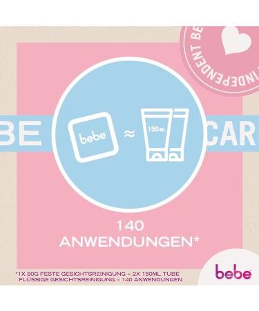 Beben Nourishing Firm Facial Cleaning | Soap-Free Facial Care for Dry Skin | Organic Sweet Almond Milk - 80g - Buy Online on GoSupps.com