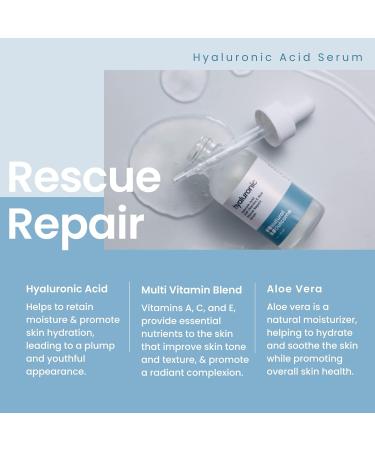 Natural Outcome Hydrating Hyaluronic Acid Serum and 10% Niacinamide Face Serum - Lightweight Anti Aging Facial Serum Set 1 oz Each Vegan Cruelty Free & Fragrance Free - Buy Online on GoSupps.com