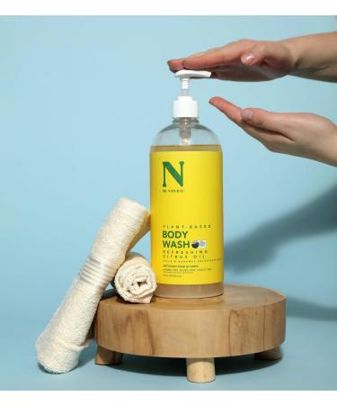 Dr. Natural Citrus Body Wash - 32 oz Moisturizing Formula for Dry Skin | Organic Shea Butter | Hypoallergenic & Plant-Based - Buy Online on GoSupps.com