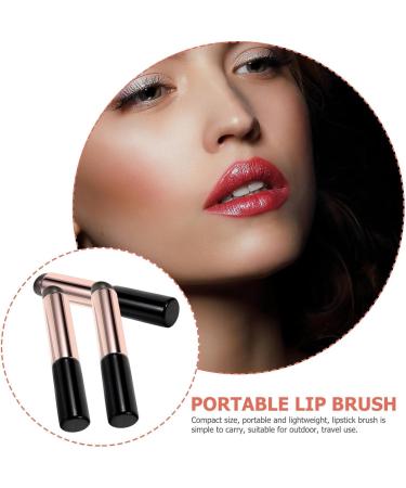 JYTDBCS Q Soft Mini Mini with cover small silicone round lip brush Portable lipstick smudging short handle multi-functional concealer makeup brush small silicone lip brush - Buy Online on GoSupps.com