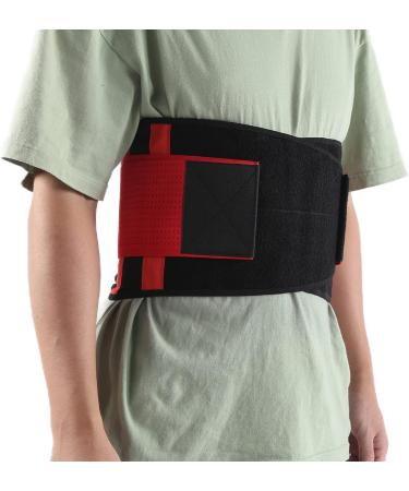 Weikeya Lower Back Support Belt with Steel Plate - Comfortable Waist Trainer for Pain Relief & Outdoor Activities - Adjustable Red Design - Buy Online on GoSupps.com