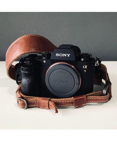 MegaGear MG1515 Sierra Series Genuine Leather Camera Strap - Brown Compact | Shoulder or Neck Strap - Buy Online on GoSupps.com