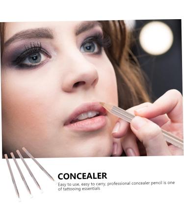 LALAFINA Concealer Pen Makeup Concealer 4pcs Highlighter Stick Spot Scar Concealer Pen Wonder Stick Concealer Pens for Eye Circle Cosmetic Spot Concealer Pen Wooden Concealer Pencils Eraser - Buy Online on GoSupps.com