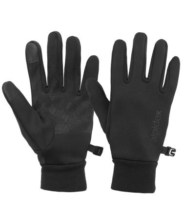 Alpidex slipproof gloves touch function warm bike winter gloves running gloves grip wheel gloves lined men women windproof winter