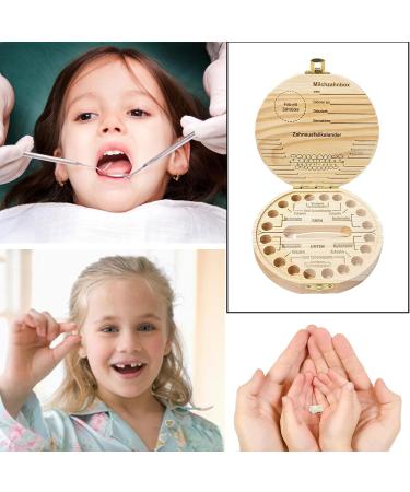 Custom Wooden Tooth Box for Baby Teeth | Keepsake Souvenir for Girls | Perfect Gift for Newborns - Buy Online on GoSupps.com