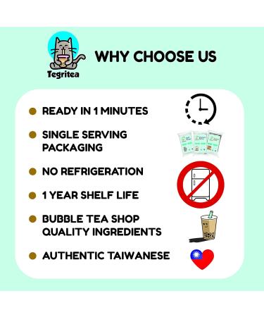 Best Bubble Tea DIY Kit | Ready In 1 Minute | 500ml Per Serving (Passion Fruit | Mango Green Tea 12 Servings) - Buy Online on GoSupps.com
