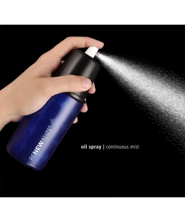Continuous Fine Mist Spray Essential Oil Glass Bottle - Use the Mister/Sprayer to Spritz Your Hair & Body with Oils or water - Refillable/Reusable Cobalt Blue Aromatherapy Container - Buy Online on GoSupps.com