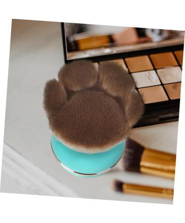 Healeved 1pc Cat Claw Loose Powder Brush Powder Blush Brush Makeup Supplies Fluffy Loose Powder Foundation Brush Makeup Brush Foundation Brush for Liquid Makeup Cream Blush Artificial Fiber 6.5x4.5cm Green - Buy Online on GoSupps.com