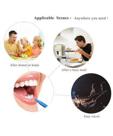 Interdental Slim Brush - 100 Count | Dental Hygiene Toothpick for Flossing Teeth - Buy Online on GoSupps.com