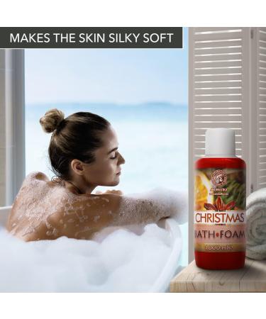 Bath Foam Christmas 34 Fl Oz - Relaxing Aromatherapy for Good Sleep & Spa Experience | Body Care & Wellness - Buy Online on GoSupps.com