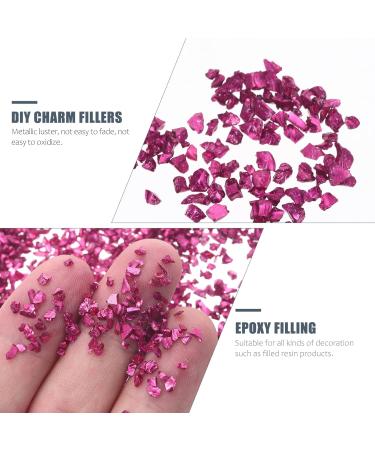 FRCOLOR 1 Glass Chip Nail Filler Crushed Glass for Crafts Ornament Crafts Crushed Irregular Glass Irregular Glass Epoxy Fillers Rhinestone for Nails Diy Epoxy Fillers Bulk Nail Stone 3d 0.5X0.3cm Rosy - Buy Online on GoSupps.com