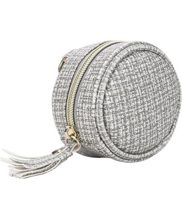 Hongjingda Baby Pacifier Holder with Clip - Zipper Paci Pouch for Girls | Diaper Bag Accessory & Travel Essential in Light Gray - Buy Online on GoSupps.com