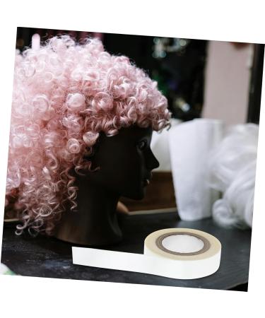 Beatifufu 1 Roll Wig Film Hair Extension Tape Wig Hairpiece Tapes Wig Tape Double Sided Tape for Lace Wigs Lace Front Wig Tape Wig Adhesive Double Sided Wig Tape Lace Front Tape White Tissue - Buy Online on GoSupps.com