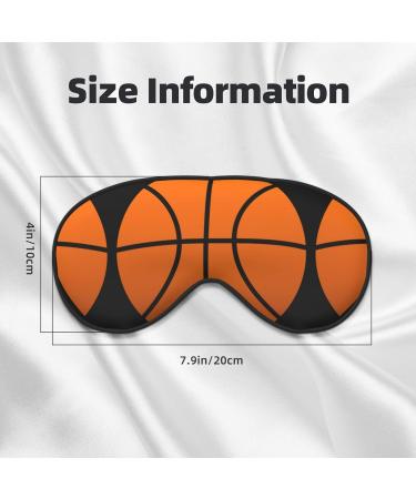 SSIMOO Basketball Print Eye Mask - Ultra-Soft Light-Blocking for Optimal Comfort & Restful Sleep - International Shipping Available - Buy Online on GoSupps.com