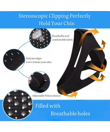 Adjustable Snoring Chin Strap - Comfortable Snore Reducing Aid for Men & Women | Stop Snoring Devices - Buy Online on GoSupps.com
