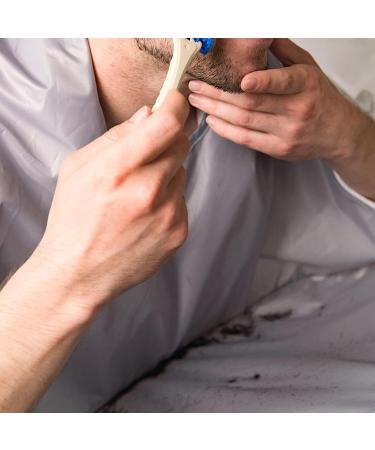 QEEP UCAK Bart-Razi Apron - Foldable Shaving Sheet Metal Beard Catcher Lightweight & Washable - Perfect Father's Day Gift for Men - Buy Online on GoSupps.com