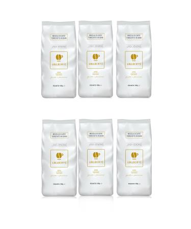 Lollocaffè Grani Oro - Café en grains de haute qualité, 6 paquets de 1kg (6)
