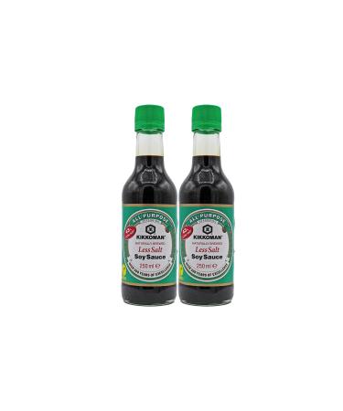 Kikkoman Less Salt Soy Sauce 250ml - Pack of 2