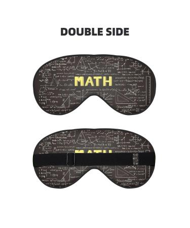 Buy Adjustable School Math Eye Mask - Breathable Blindfold for Sleep | Effective Shading | Elastic Strap | 1 Count - Buy Online on GoSupps.com