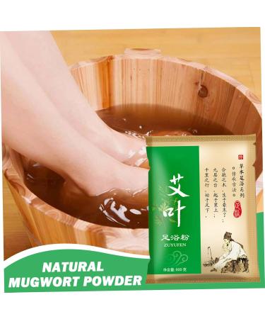 Mugwort Herb Foot Soak 100 Bags Herbal Detox Foot Soak Chinese Herbal Foot Bath Spa Powder Lymphatic Drainage Athletes Ginger Foot Soak for Dry Cracked Feet - Buy Online on GoSupps.com