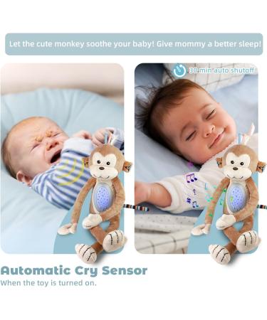 PENGBU RC Baby Sleep Aid | Music Box with Cry Sensor | Starry Sky Light & Sound Toy for Baby | Perfect for Stroller & Cot - Buy Online on GoSupps.com