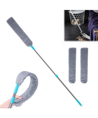Emcgicc Retractable Gap Dust Cleaner, Microfiber Hand Duster, Under Fridge & Appliance Duster, Telescopic Dust Brush for Wet and Dry, Cleaning Tools for Home Bedroom Kitchen (1PCS) - Buy Online on GoSupps.com