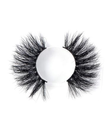 FOXSCOS 1 Pair 25mm 3D Mink Eyelashes | Natural Fluffy False Eyelashes | Siberian Mink Strip Lashes - Model MG20 - Buy Online on GoSupps.com