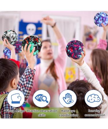 Astro Jump Ball Set - 4 Moon Bouncy Balls for Kids | Space Theme 7cm High Jump Rubber Balls | Perfect Gift for Children - Buy Online on GoSupps.com