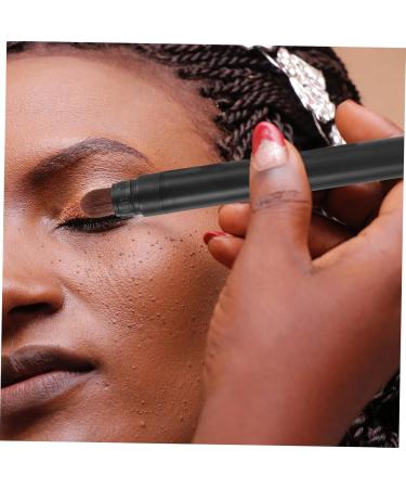 Mikinona Makeup Eyeshadow End Precision Brush Application Makeup Women Ends Dual Shadow Female Stick Eyeshadow 1 count (Pack of 1) Light Brown - Buy Online on GoSupps.com