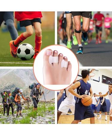 12PC Toe Spreader Gel - Silicone Toe Separator for Overlapping Toes Pressure Relief for Running Hiking & Yoga - Buy Online on GoSupps.com