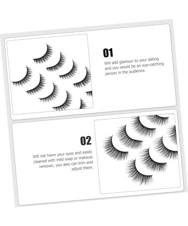 Beaupretty 10 Pairs Fake Eyelashes Dramatic Eyelashes Decoration Soft Thick False Lashes Segmented False Eyelashes Extensive Black Decor Women Fake Lashes Tool 3d Chemical Fiber Dense - Buy Online on GoSupps.com