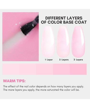 Makartt 2-in-1 Pink Gel Base & Top Coat Kit â€“ Long Lasting Soak Off UV LED Nail Polish (10ml) - Buy Online on GoSupps.com