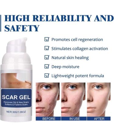 Deep Hydration Pregnancy Stretch Mark Cream Reduce Scars Promote Healing Nourishing Gel 2pcs Suitable for Various Scars Organic Material - Buy Online on GoSupps.com