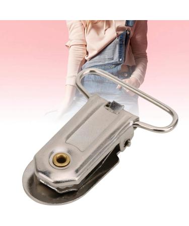 20 Pieces Pacifier Suspenders & Metal Bib Clips for Crafts & Clothing Decoration - Silver - Buy Online on GoSupps.com