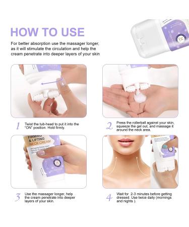 Neck Firming Cream 120ml | Skin Firming Lotion for Neck & Body - Anti-Aging, Wrinkles, Double Chin Reduction, Sagging Skin Tightening - Buy Online on GoSupps.com