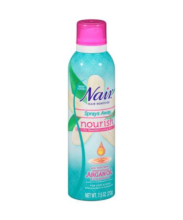 Nair Hair Remover Body Spray 7.5 Oz Can - Arm, Leg, and Bikini Hair Removal - Buy Online on GoSupps.com