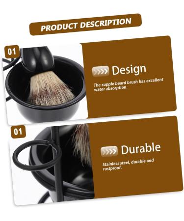 Healeeved BartSet: Professional Razor Shell & Brush for Men - Practical and Stylish Grooming Essentials - Buy Online on GoSupps.com