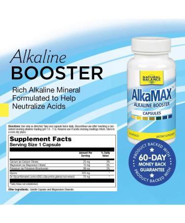 Natural Balance AlkaMax Alkaline Booster â€“ 30 Capsules for pH Balance - Buy Online on GoSupps.com