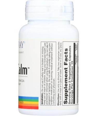 Solaray Total Calm VCapsules 30 Count - Buy Online on GoSupps.com