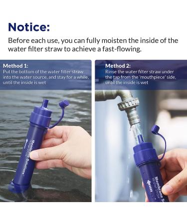 Membrane Solutions Gravity Water Filter Pro 6L - Versatile 0.1-Micron Purifier for Camping - Includes Tree Strap & Storage Bag - Survival Gear for Group Camping & Emergency Preparedness - Buy Online on GoSupps.com