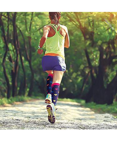 Ruirui-Home Compression Stockings for Women - XL Thrombosis Socks (20-30mmHg) - 6 Pairs for Sports Travel & Office - Buy Online on GoSupps.com