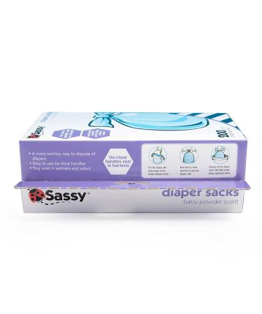 Sassy Disposable Diaper Sacks - 400 Bags Total | Convenient Pack of 2 - Buy Online on GoSupps.com