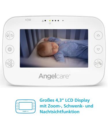 Buy Angelcare SmartSensor Pro 3 - 3-in-1 Video Audio & Motion Monitor with Wireless Sensor Mats & Temperature Display - Global Shipping Available - Buy Online on GoSupps.com
